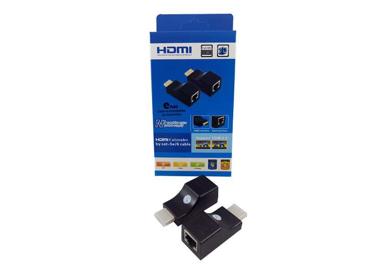 مبدل افزایش طول HDMI تحت شبکه ۳۰ متر