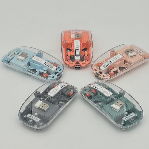 موس شیشه ای گیمینگ بیسیم مدل WM912 برند Eleven الون